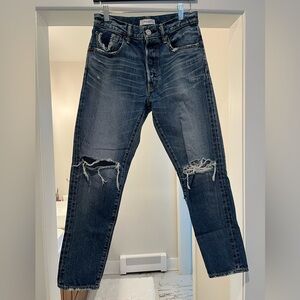 Moussy Vintage Distressed Denim Jeans - Size 27